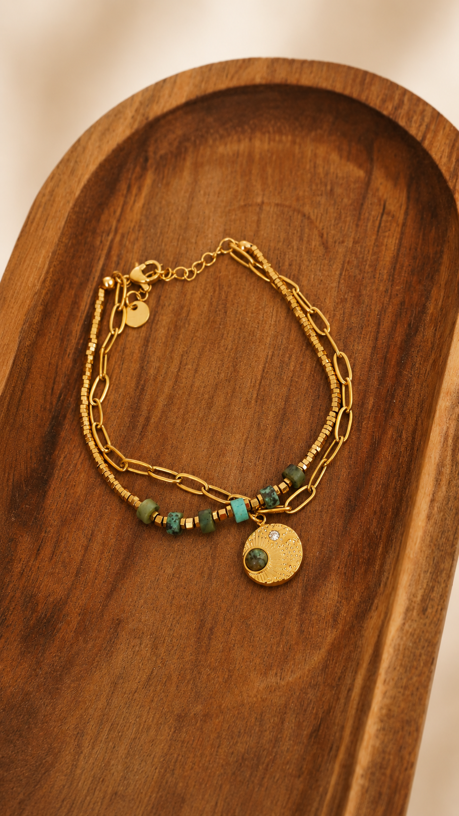 BRACELET Cyan - COLLECTION TURQUOISE