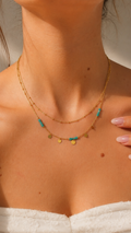 COLLIER Bleuet - COLLECTION TURQUOISE
