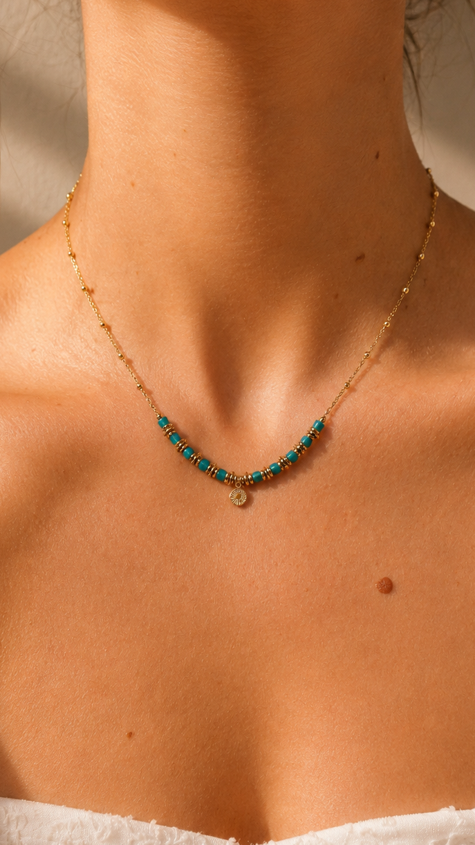COLLIER saphir - COLLECTION TURQUOISE