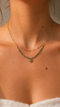 COLLIER  indigo - COLLECTION TURQUOISE