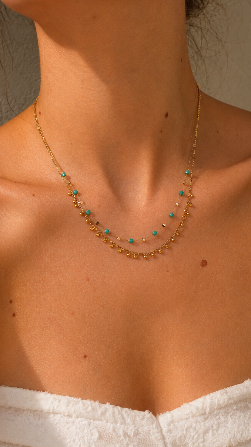 COLLIER Azalé - COLLECTION TURQUOISE
