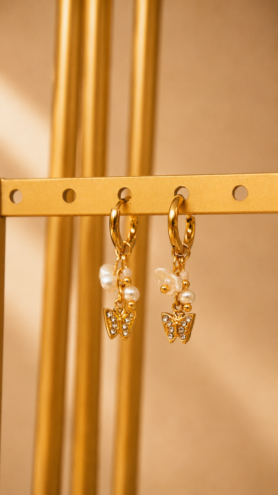 BOUCLES D'OREILLES Papillons