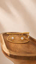 BRACELET JONC SOLEIL NACRE