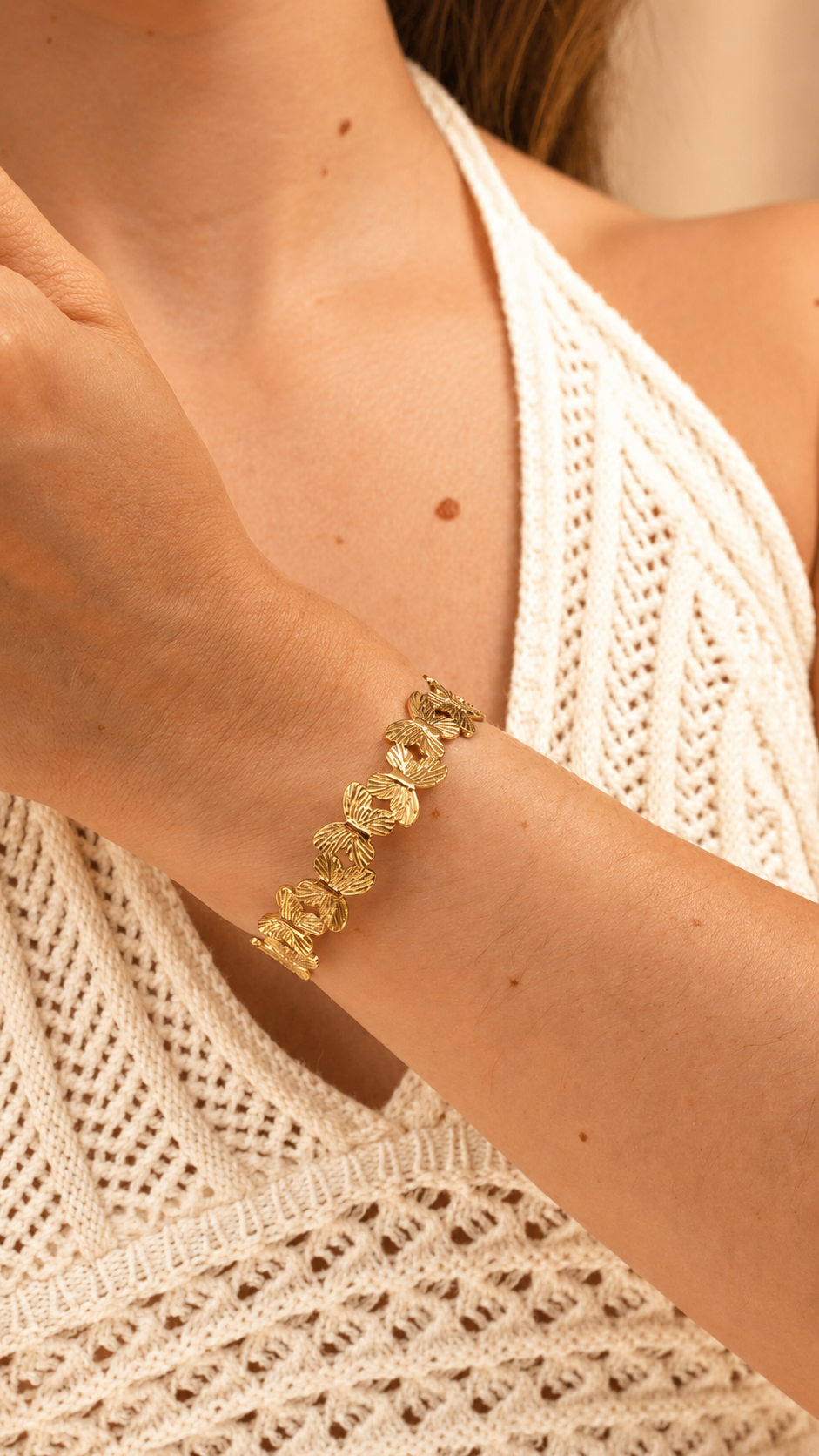 BRACELET JONC PAPILLIONS