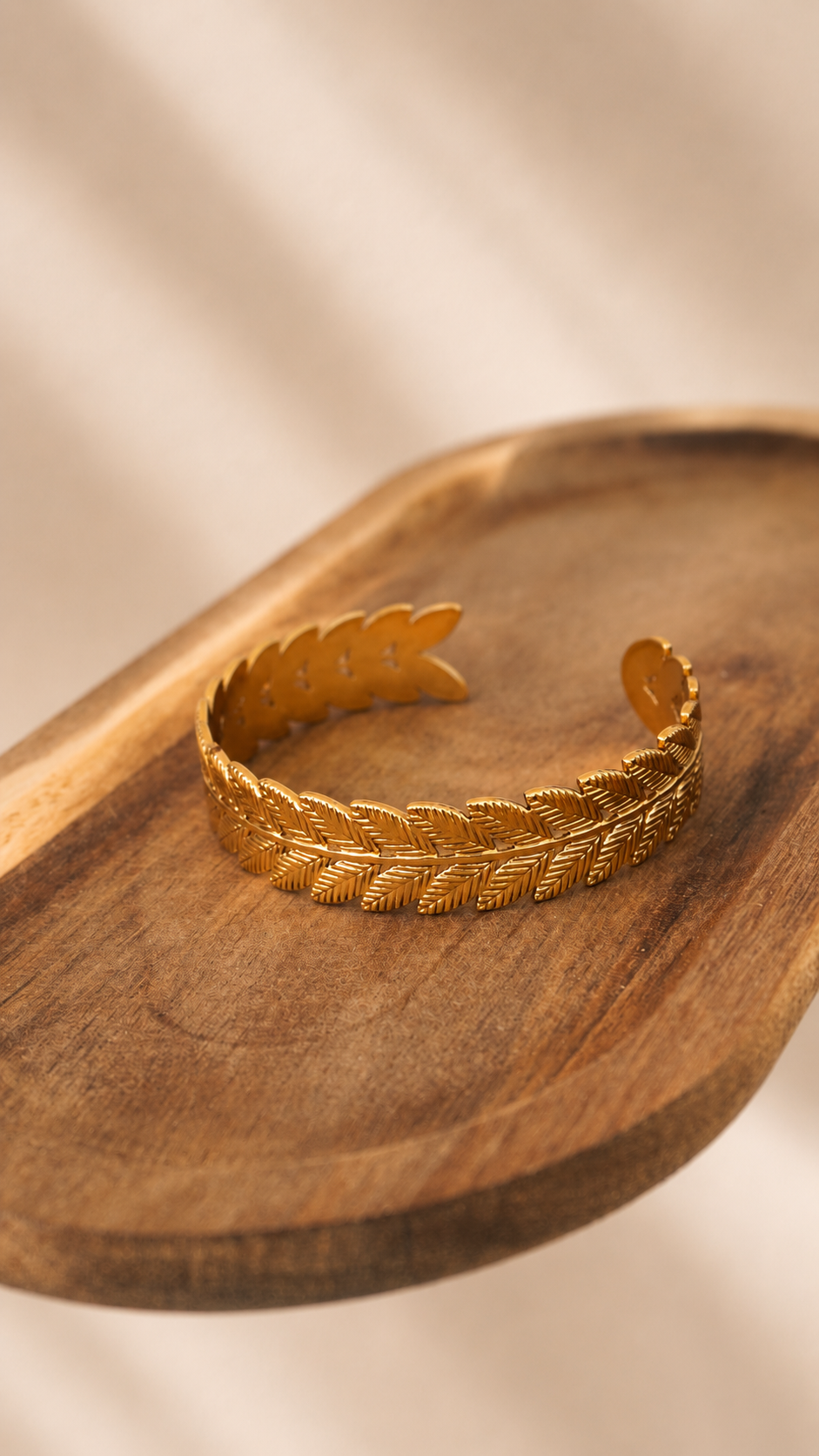 BRACELET JONC LAURIER