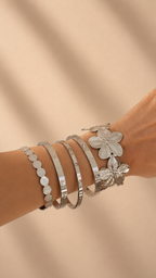 BRACELET JONC FLEURS